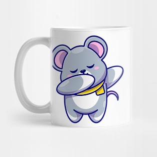 Cute baby mouse dabbing cartoon Mug